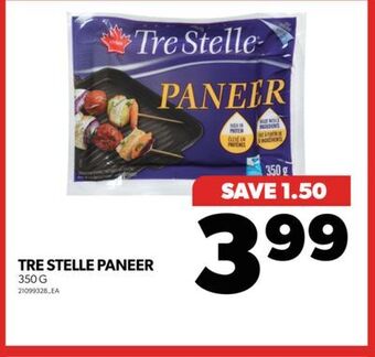 Real Canadian Superstore Tre stelle paneer, 350 g offer