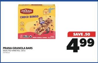 Real Canadian Superstore Prana granola bars, 120 g offer