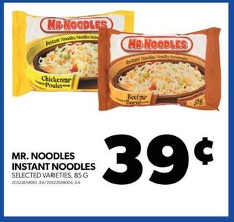 Real Canadian Superstore Mr. noodles instant noodles, 85 g offer