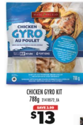 Real Canadian Superstore Chicken gyro kit, 788g offer