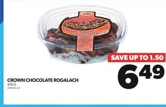 Real Canadian Superstore Crown chocolate rogalach, 450 g offer