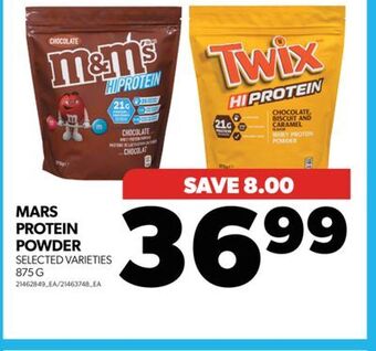 Real Canadian Superstore Mars protein powder, 875 g offer