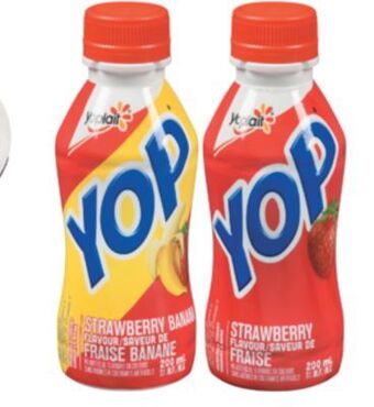 Real Canadian Superstore Yoplait yop drinkable yogurt, 200 ml offer