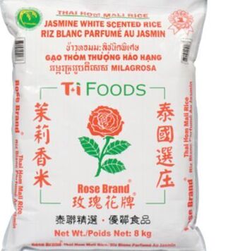 Real Canadian Superstore Rose brand thai jasmine rice, 8 kg offer
