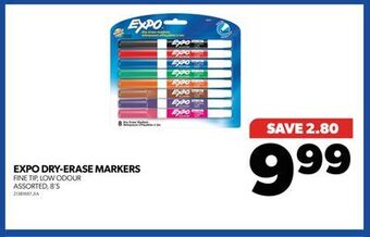 Real Canadian Superstore Expo dry-erase markers, 8's offer