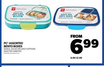 Real Canadian Superstore Pc® assorted bento boxes offer