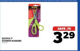 Real Canadian Superstore Scotch 7 student scissors offer