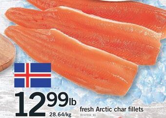 Fortinos Fresh arctic char fillets offer