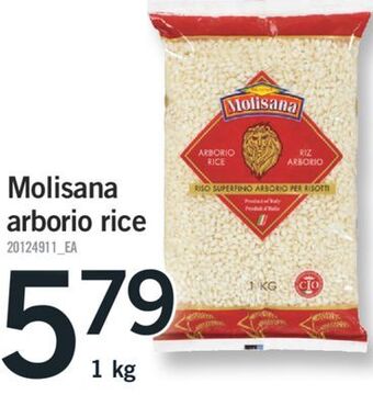 Fortinos Molisana arborio rice offer