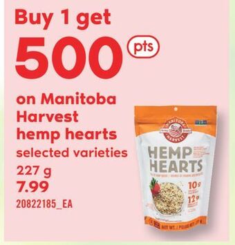 Fortinos Manitoba harvest hemp hearts, 227 g offer