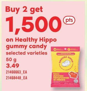 Fortinos Healthy hippo gummy candy, 50 g offer