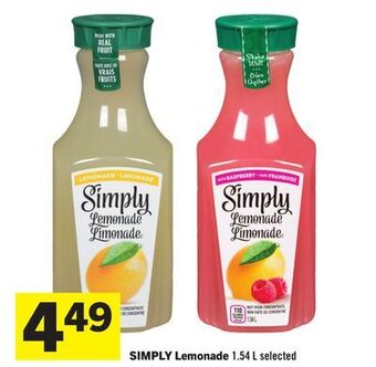 Foodland Simply lemonade 1.54 l selected offer