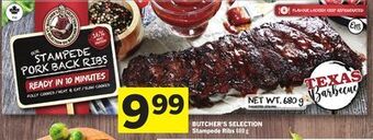 Foodland Butcher's selection stampede ribs 680 g offer