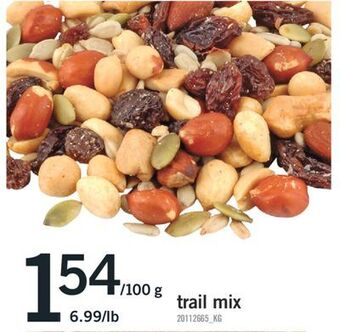 Fortinos Trail mix, 100 g offer