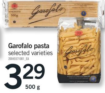 Fortinos Garofalo pasta, 500 g offer