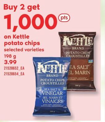 Fortinos Kettle potato chips, 198 g offer