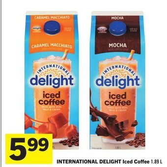 Foodland International delight iced coffee 1.89 l offer