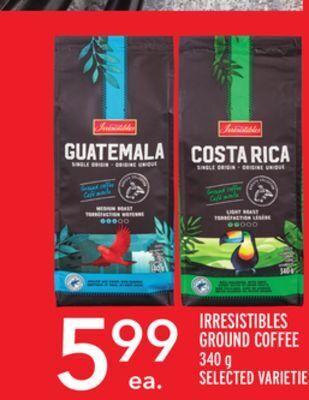 Metro Irresistibles ground coffee offer