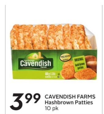 Sobeys Hashbrown patties offer