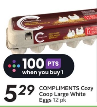 Sobeys Cozy coop large white eggs offer