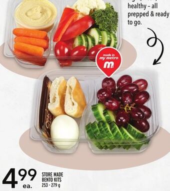 Metro Store made bento kits offer