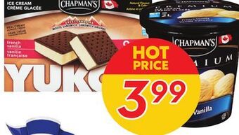 Sobeys Premium ice cream, frozen yogurt, sorbet or no sugar added ice cream offer