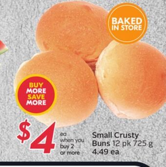 Sobeys Small crusty buns offer