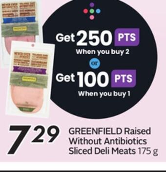 Sobeys Greenfield raised without antibiotics sliced deli meats offer