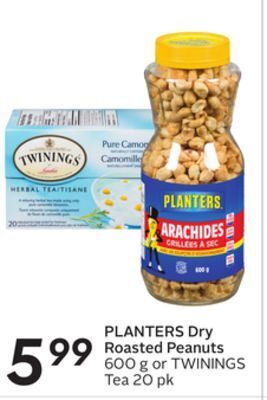 Sobeys Planters dry roasted peanuts offer