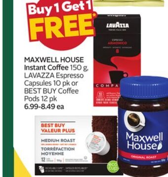 Sobeys Maxwell house instant coffee offer