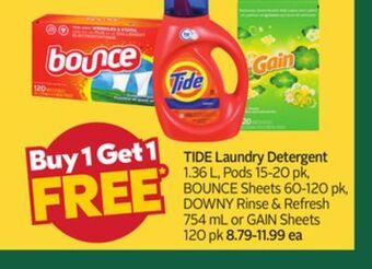 Sobeys Tide laundry detergent offer