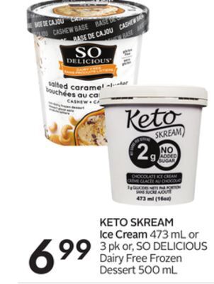 Sobeys Keto skream ice cream offer