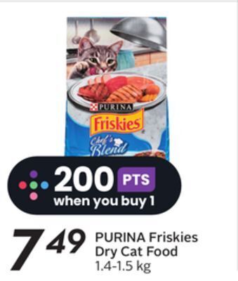 Sobeys Friskies dry cat food offer