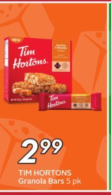 Sobeys Granola bars offer