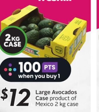 Sobeys Large avocados case offer