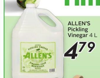 Sobeys Pickling vinegar offer