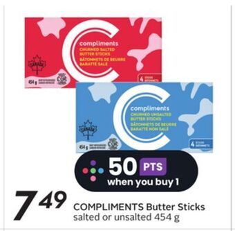 Sobeys Butter sticks offer