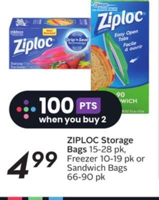 Sobeys Storage bags offer