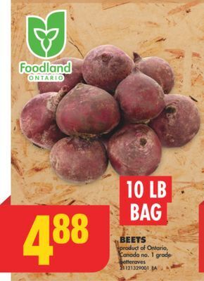 No Frills Beets, 10 lb bag offer