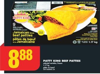 No Frills Patty king beef patties, 1.17 kg offer