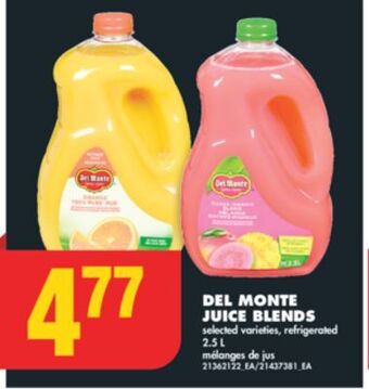 No Frills Del monte juice blends, 2.5 l offer