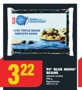 No Frills Pc® blue menu® beans, 900 g offer