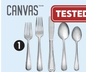 Canadian Tire Canvas madison 50-pc flatware set offer