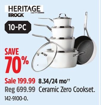 Canadian Tire Ninja ceramic zero cookset offer