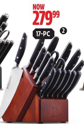 Canadian Tire Henckels elevation knife block set offer