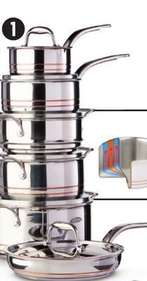 Canadian Tire Lagostina 5-ply copper-clad stainless - steel cookset offer
