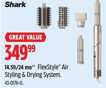Canadian Tire Shark flexstyle air styling & drying system offer