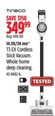 Canadian Tire Tineco t3 ex cordless stick vacuum offer