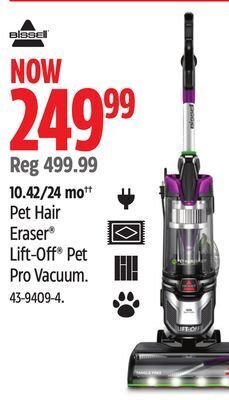 Canadian Tire Bissell pet hair eraser lift-off pet pro vacuum offer