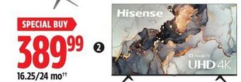 Canadian Tire Hisense 4k google smart tv offer